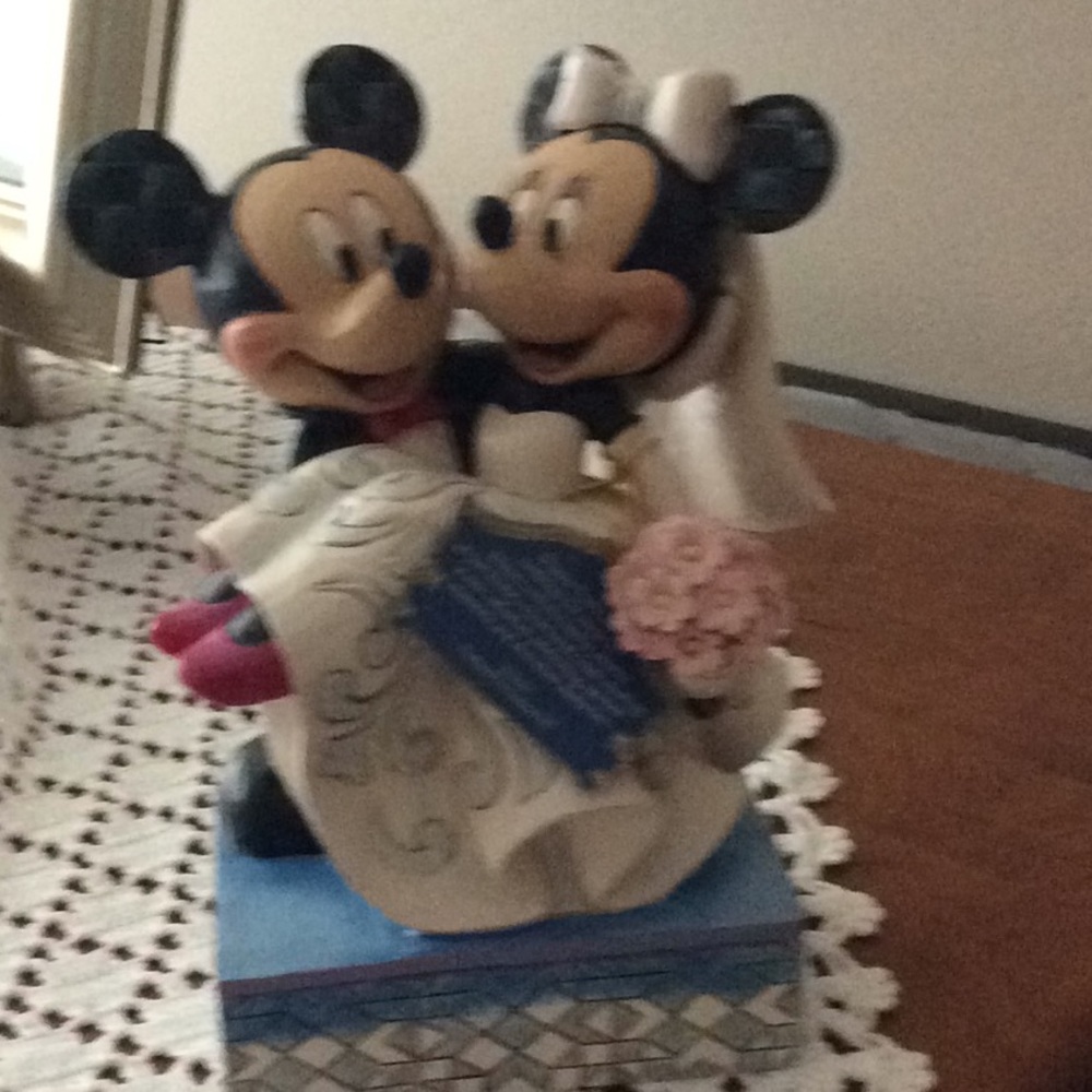 Mickey Mouse and Minnie Mouse
